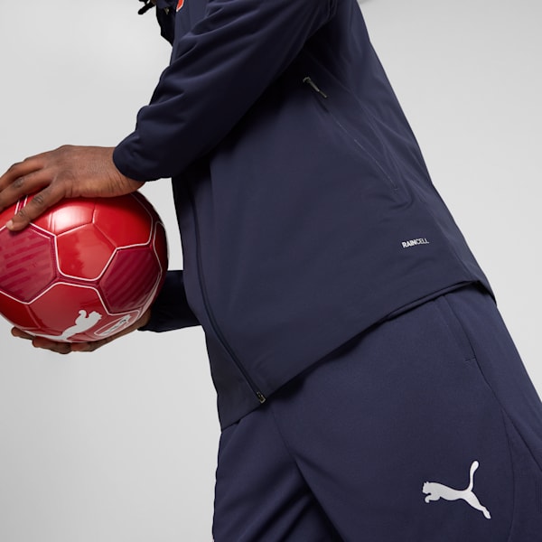 Campera de entrenamiento impermeable C.A. Independiente para hombre, PUMA Navy-PUMA Silver, large-ARG