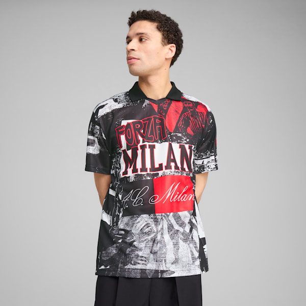 Camiseta retro AC Milan ftblNRGY+ para hombre, For All Time Red, large-MEX