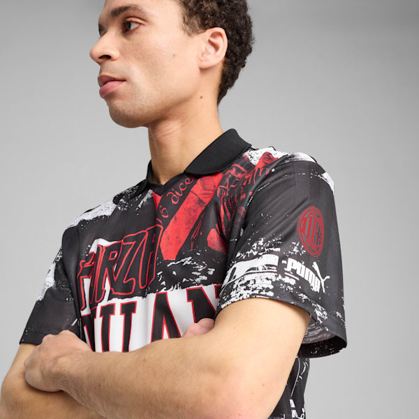 Camiseta retro AC Milan ftblNRGY+ para hombre, For All Time Red, large-MEX