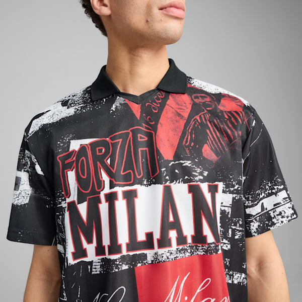 Camiseta retro AC Milan ftblNRGY+ para hombre, For All Time Red, large-MEX