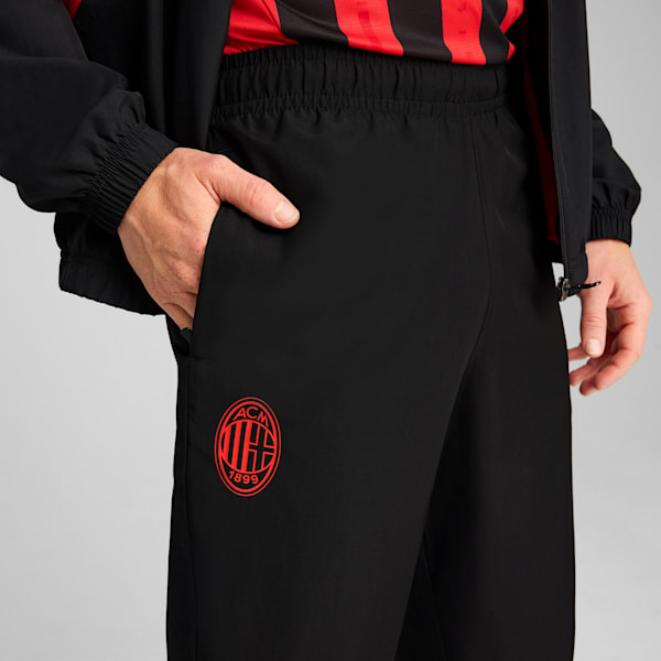Pants holgado AC Milan ftblARCHIVE para hombre, PUMA Black-For All Time Red, large-MEX