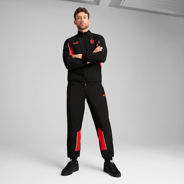 Pants holgado AC Milan ftblARCHIVE para hombre, PUMA Black-For All Time Red, large-MEX