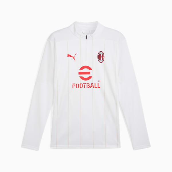 Remera pre-partido AC Milan para hombre, PUMA White-Putty, large-ARG
