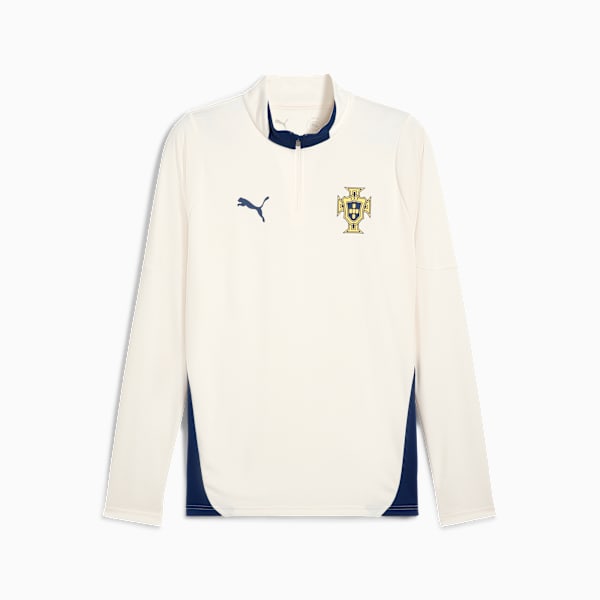 Buzo para entrenar con cierre de un cuarto para hombre de Portugal, Sugared Almond-Persian Blue, large-ARG