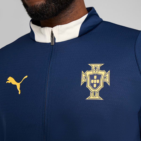 Portugal Training Jacket Men, Persian Blue-Sugared Almond, large-ZAF