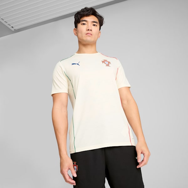 Portugal Casuals Tee Men, Sugared Almond-Persian Blue, large-ZAF