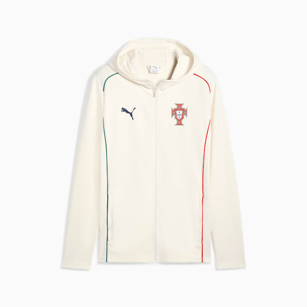 Portugal Casuals Full-Zip Hooded Jacket Men, Sugared Almond-Persian Blue, large-ZAF