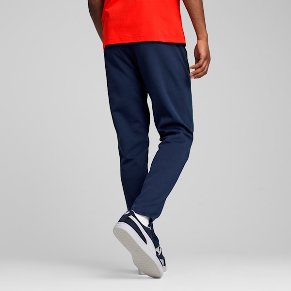 Portugal Casuals Pants Men, Persian Blue-Sunny Yellow, large-ZAF