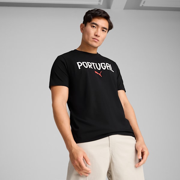Camiseta Portugal ftblNRGY para hombre, PUMA Black, large-ARG