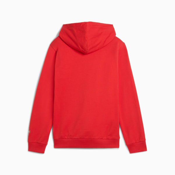 Portugal ftblNRGY Hoodie Youth, Sport Red-PUMA White, large-ZAF