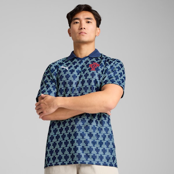 Camiseta Portugal ftblNRGY+ Retro para hombre, Persian Blue, large-ARG