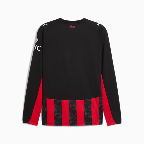 Jersey AC Milan 25/26 Manga Larga Home Hombre, For All Time Red-PUMA Black, large-MEX