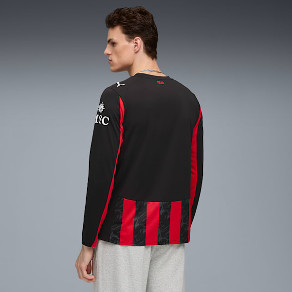 Jersey AC Milan 25/26 Manga Larga Home Hombre, For All Time Red-PUMA Black, large-MEX