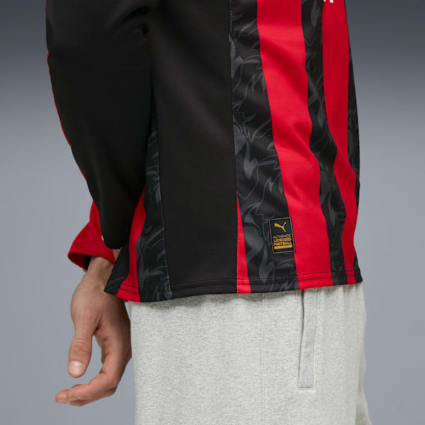 Jersey AC Milan 25/26 Manga Larga Home Hombre, For All Time Red-PUMA Black, large-MEX