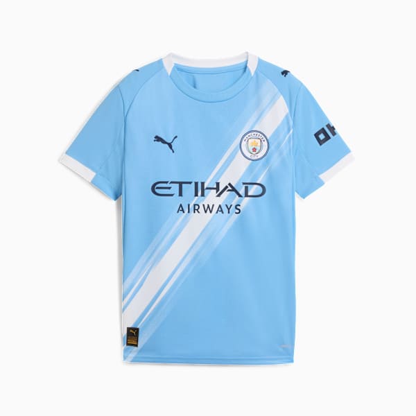 Manchester City 25/26 Home Jersey Youth, Team Light Blue-PUMA White, large-ZAF