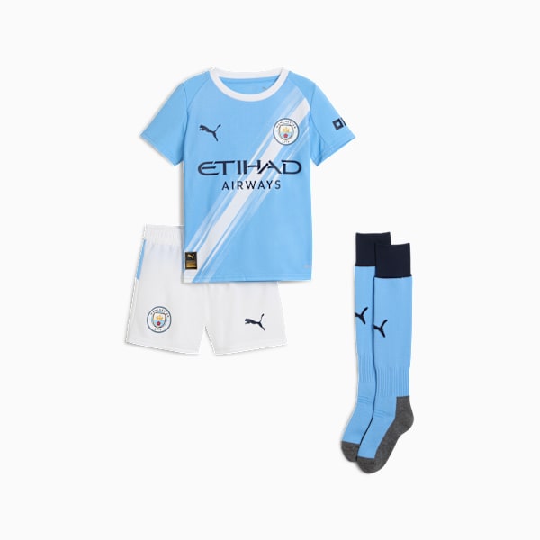 Manchester City 25/26 Home Minikit Kids, Team Light Blue-PUMA White, large-ZAF