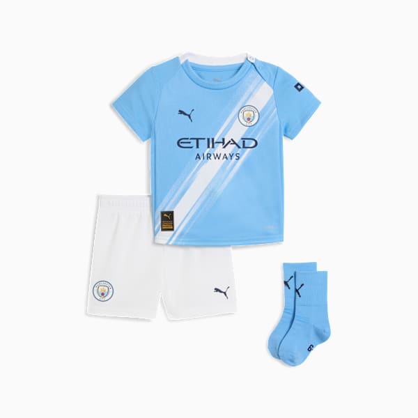 Manchester City 25/26 Home Babykit Toddler, Team Light Blue-PUMA White, large-ZAF