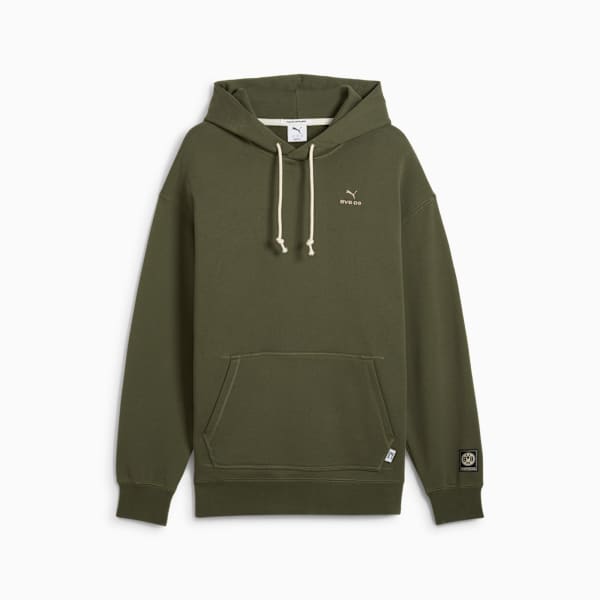 Borussia Dortmund MMQ Hoodie Men, Green Moss, large-ZAF