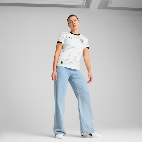 Portugal 2025 Away Jersey Women, PUMA White-PUMA Black, large-ZAF