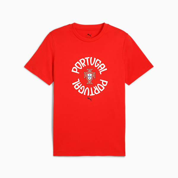 Portugal ftblNRGY Tee Men, Sport Red-PUMA White, large-ZAF