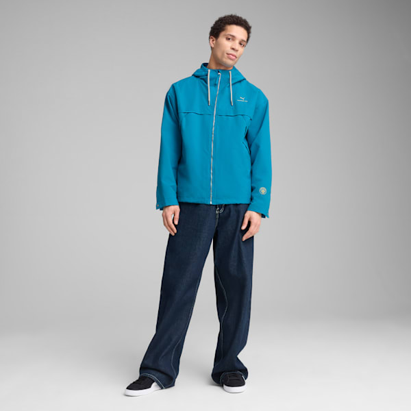 Campera del Manchester City MMQ para hombre, Tropical Blue-Pale Lemon, large-ARG