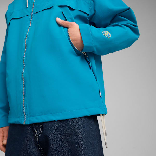 Campera del Manchester City MMQ para hombre, Tropical Blue-Pale Lemon, large-ARG