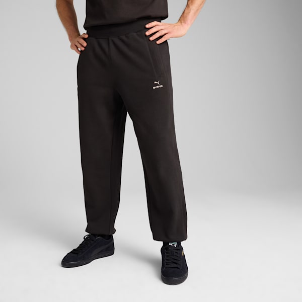 Pantalón del Borussia Dortmund MMQ T7 para hombre, PUMA Black-Granola, large-ARG