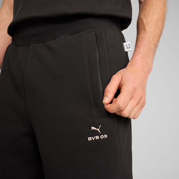 Pantalón del Borussia Dortmund MMQ T7 para hombre, PUMA Black-Granola, large-ARG