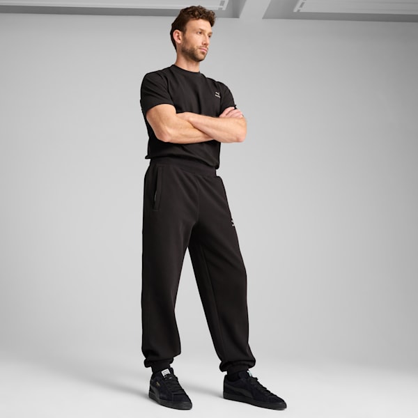 Pantalón del Borussia Dortmund MMQ T7 para hombre, PUMA Black-Granola, large-ARG