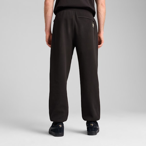 Pantalón del Borussia Dortmund MMQ T7 para hombre, PUMA Black-Granola, large-ARG