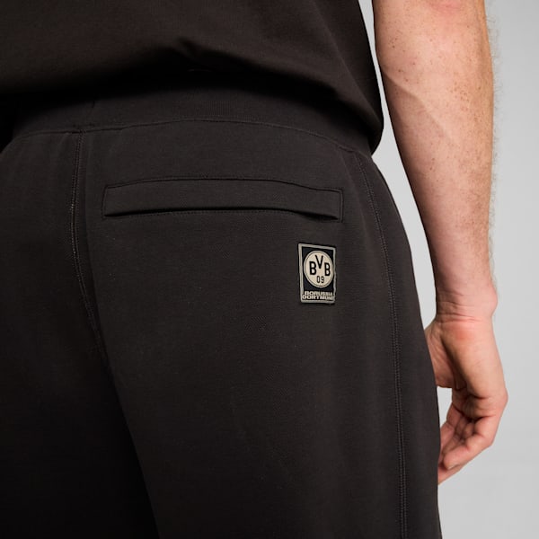 Pantalón del Borussia Dortmund MMQ T7 para hombre, PUMA Black-Granola, large-ARG