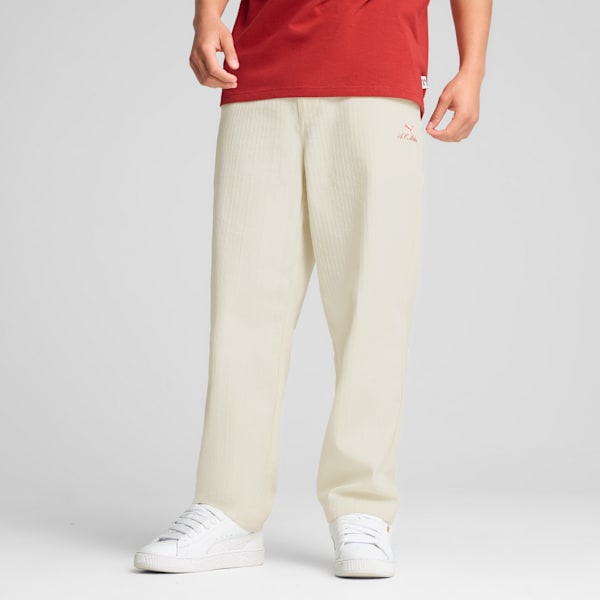 AC Milan MMQ Pants Men, Warm White-Club Red, large-ZAF