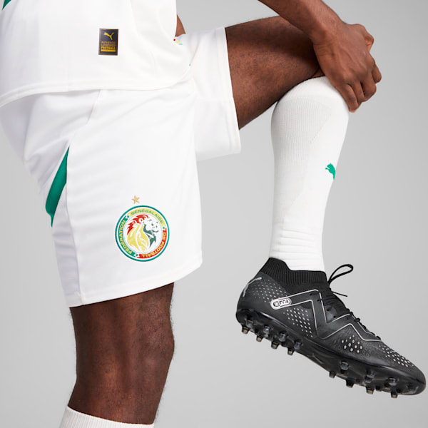 Shorts Senegal 2025 para hombre, PUMA White-Sport Green, large-ARG