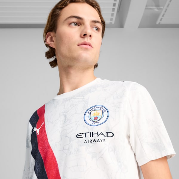 KIDSUPER x MANCHESTER CITY Jersey Men, PUMA White-PUMA Black, large-ZAF
