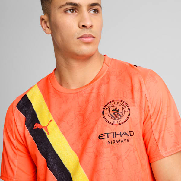 KIDSUPER x MANCHESTER CITY Jersey Men, Neon Sun-PUMA Black, large-ZAF