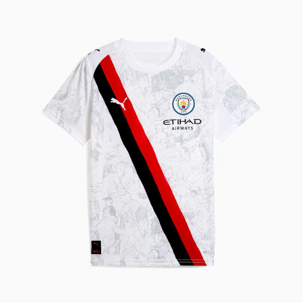 KIDSUPER x MANCHESTER CITY Jersey Youth, PUMA White-PUMA Black, large-ZAF