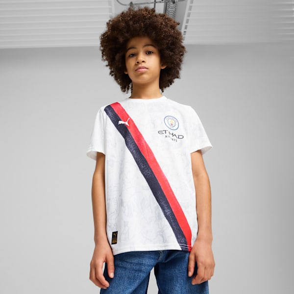 KIDSUPER x MANCHESTER CITY Jersey Youth, PUMA White-PUMA Black, large-ZAF