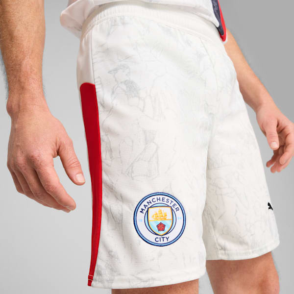 Shorts KID SUPER x MANCHESTER CITY para hombre, PUMA White-PUMA Black, large-ARG