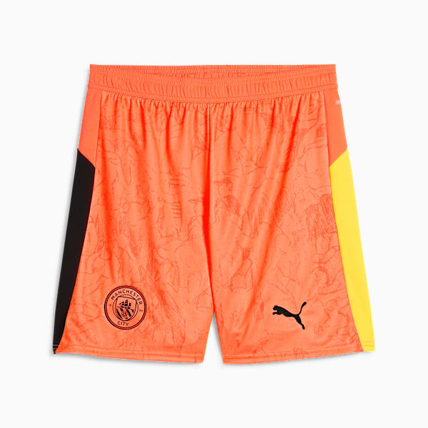 Shorts KID SUPER x MANCHESTER CITY para hombre, Neon Sun-PUMA Black, large-ARG