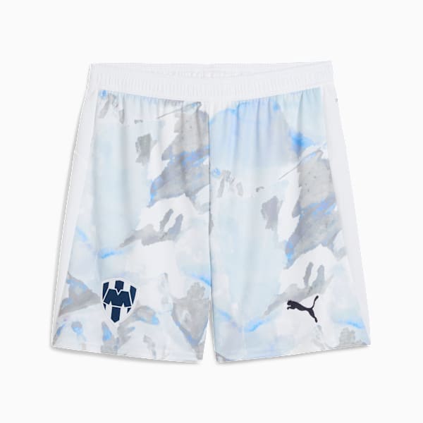 Shorts PUMA x KIDSUPER C.F. Monterrey Réplica para hombre, PUMA White-Deep Navy, large-MEX