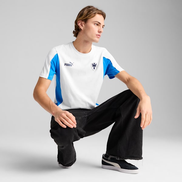 Playera Hombre Monterrey ftblCULTURE para hombre, PUMA White-Ignite Blue, large-MEX