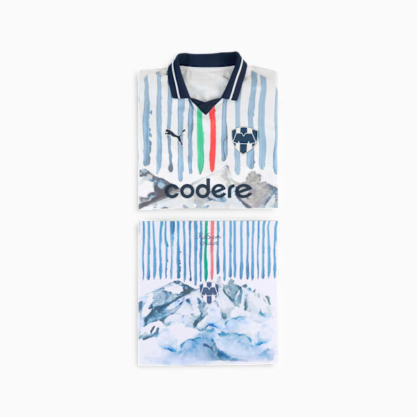 Jersey authentic KIDSUPER x CF MONTERREY para hombre con caja, PUMA White-Deep Navy, large-MEX