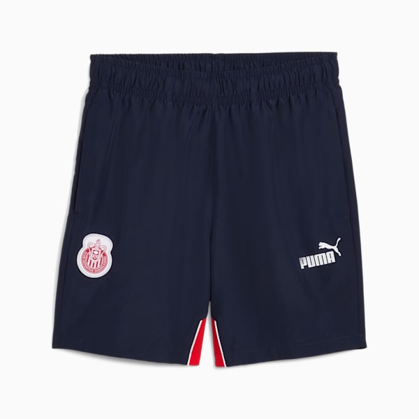Shorts C.D. Guadalajara ftblARCHIVE para hombre, PUMA Navy-PUMA Red, large-MEX