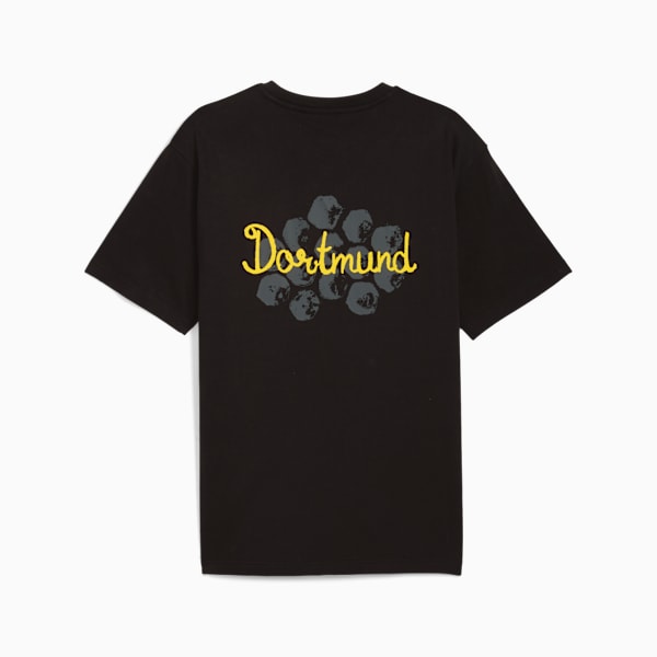 KID SUPER x BORUSSIA DORTMUND Graphic Tee Men, PUMA Black-Faster Yellow, large-ZAF