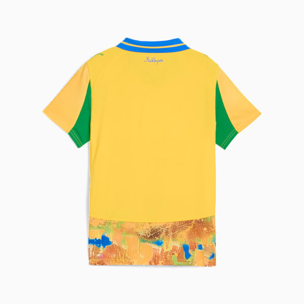 KIDSUPER x MAMELODI SUNDOWNS Jersey Youth, Pelé Yellow-Fast Green, large-ZAF