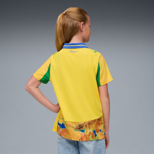 KIDSUPER x MAMELODI SUNDOWNS Jersey Youth, Pelé Yellow-Fast Green, large-ZAF