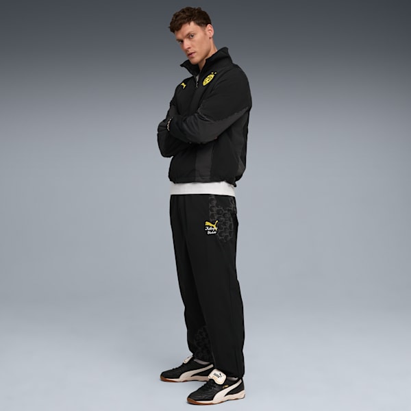 Chamarra reversible KID SUPER x BORUSSIA DORTMUND para hombre, PUMA Black-Faster Yellow, large-MEX