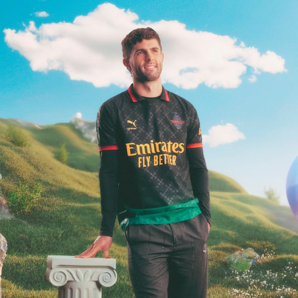 Jersey hombre AC MILAN x OFF-WHITE, PUMA Black-Power Green, large-MEX