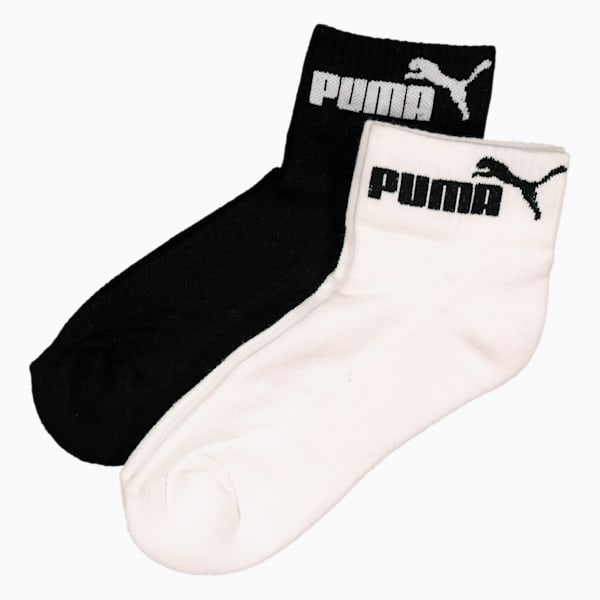 Mens 2 Pack Tech. Running Sock, white-black-black/white, large-ZAF