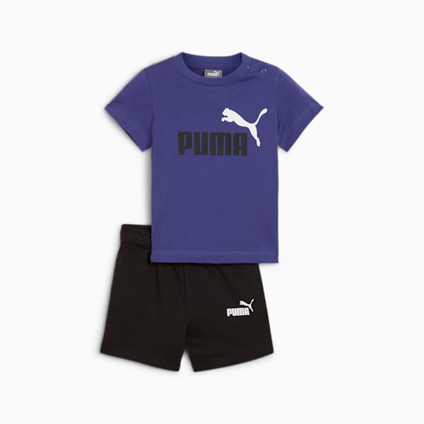 Minicats Tee and Shorts Set Toddler, Lapis Lazuli, large-ZAF